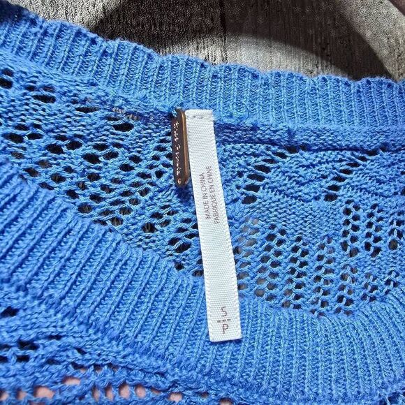 Free People FP Colette Top Celendula Blue - Picture 7 of 8